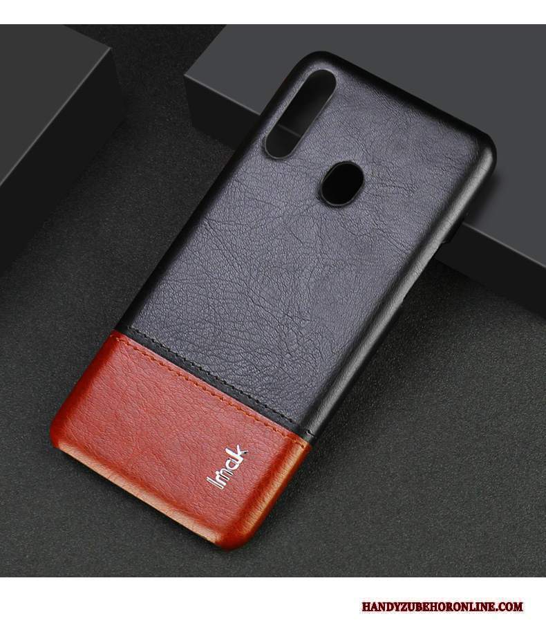 Custodia Samsung Galaxy A20s Pelle Difficile Rosso, Cover Samsung Galaxy A20s Protezione Telefono Anti-caduta