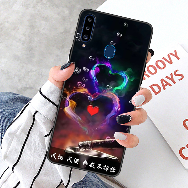 Custodia Samsung Galaxy A20s Personalizza Amanti, Cover Samsung Galaxy A20s Tutto Incluso Morbido