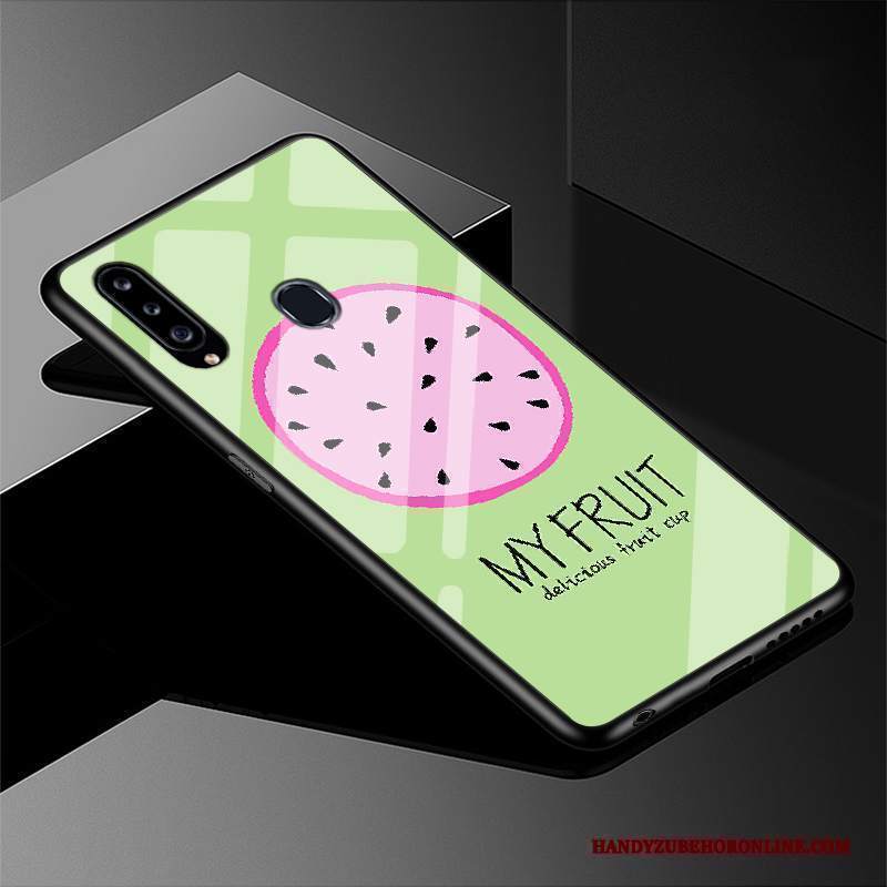 Custodia Samsung Galaxy A20s Silicone Anti-cadutatelefono, Cover Samsung Galaxy A20s Cartone Animato Fresco Rosa