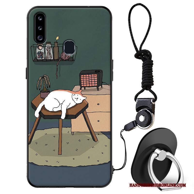 Custodia Samsung Galaxy A20s Silicone Fresco Semplici, Cover Samsung Galaxy A20s Protezione Piccolatelefono