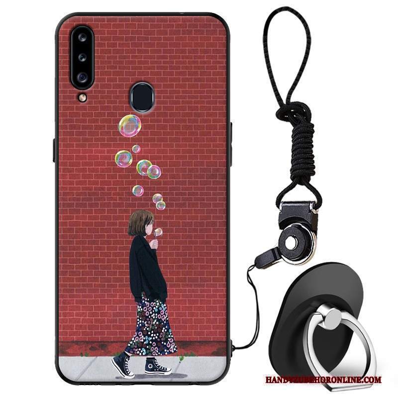 Custodia Samsung Galaxy A20s Silicone Fresco Semplici, Cover Samsung Galaxy A20s Protezione Piccolatelefono