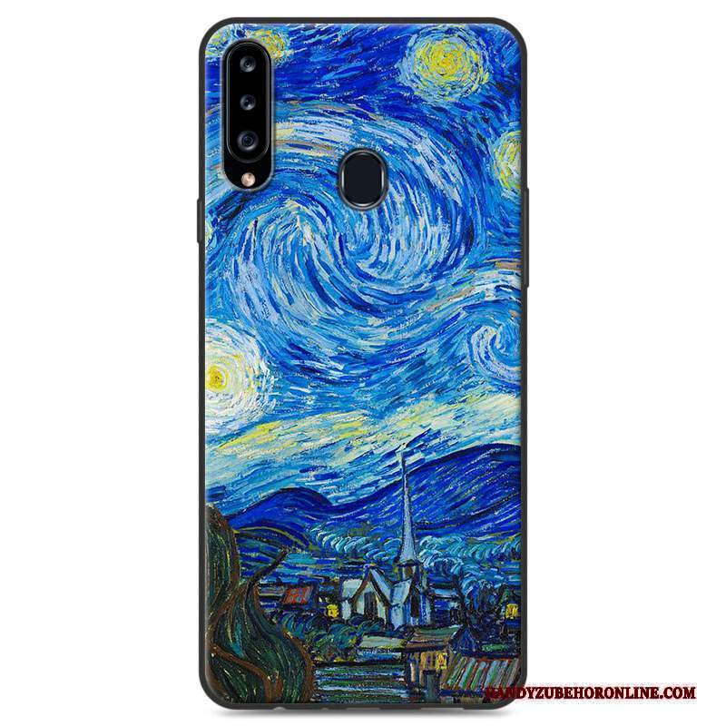 Custodia Samsung Galaxy A20s Silicone Telefono Morbido, Cover Samsung Galaxy A20s Colore Scenario Semplici