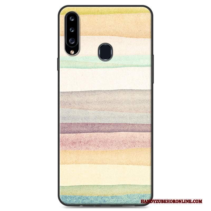 Custodia Samsung Galaxy A20s Silicone Telefono Morbido, Cover Samsung Galaxy A20s Colore Scenario Semplici