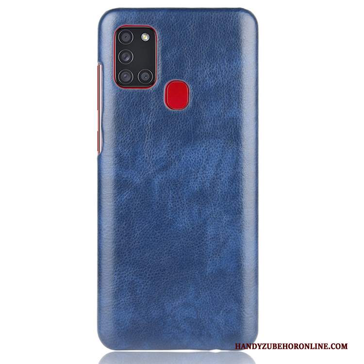 Custodia Samsung Galaxy A21s Pelle Di Personalità Anti-caduta, Cover Samsung Galaxy A21s Vintage Borsetelefono