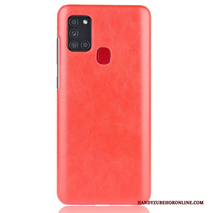 Custodia Samsung Galaxy A21s Pelle Di Personalità Anti-caduta, Cover Samsung Galaxy A21s Vintage Borsetelefono