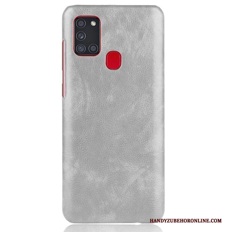 Custodia Samsung Galaxy A21s Pelle Di Personalità Anti-caduta, Cover Samsung Galaxy A21s Vintage Borsetelefono