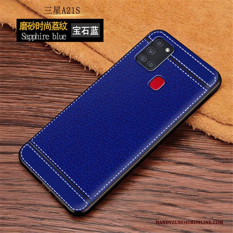 Custodia Samsung Galaxy A21s Pelle Semplici Morbido, Cover Samsung Galaxy A21s Macchiatitelefono