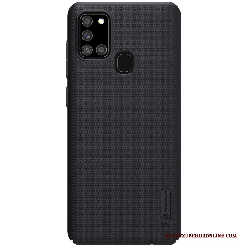 Custodia Samsung Galaxy A21s Protezione Anti-caduta Oro, Cover Samsung Galaxy A21s Rossotelefono