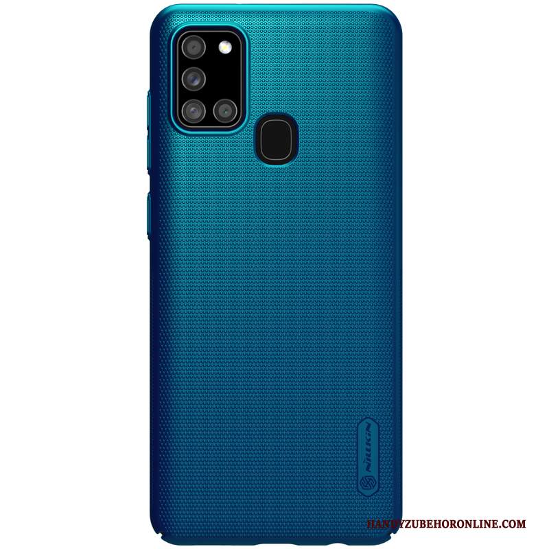 Custodia Samsung Galaxy A21s Protezione Anti-caduta Oro, Cover Samsung Galaxy A21s Rossotelefono