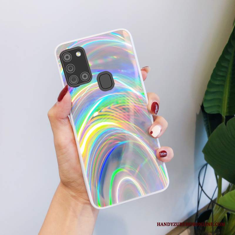 Custodia Samsung Galaxy A21s Silicone Telefono Tendenza, Cover Samsung Galaxy A21s Cartone Animato Fresco Tutto Incluso