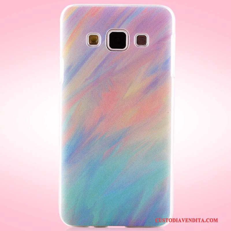 Custodia Samsung Galaxy A3 2015 Colore Rosa Difficile, Cover Samsung Galaxy A3 2015 Protezione Telefono Macchiati