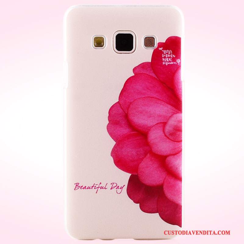 Custodia Samsung Galaxy A3 2015 Colore Rosa Difficile, Cover Samsung Galaxy A3 2015 Protezione Telefono Macchiati