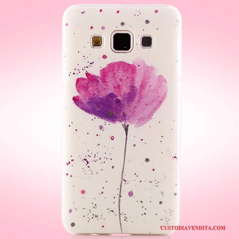 Custodia Samsung Galaxy A3 2015 Colore Rosa Difficile, Cover Samsung Galaxy A3 2015 Protezione Telefono Macchiati