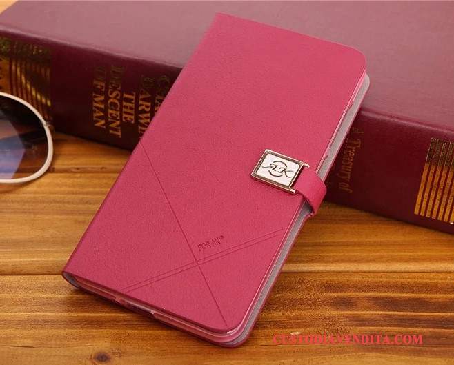 Custodia Samsung Galaxy A3 2015 Pelle Rosa Sottili, Cover Samsung Galaxy A3 2015 Protezione Telefono