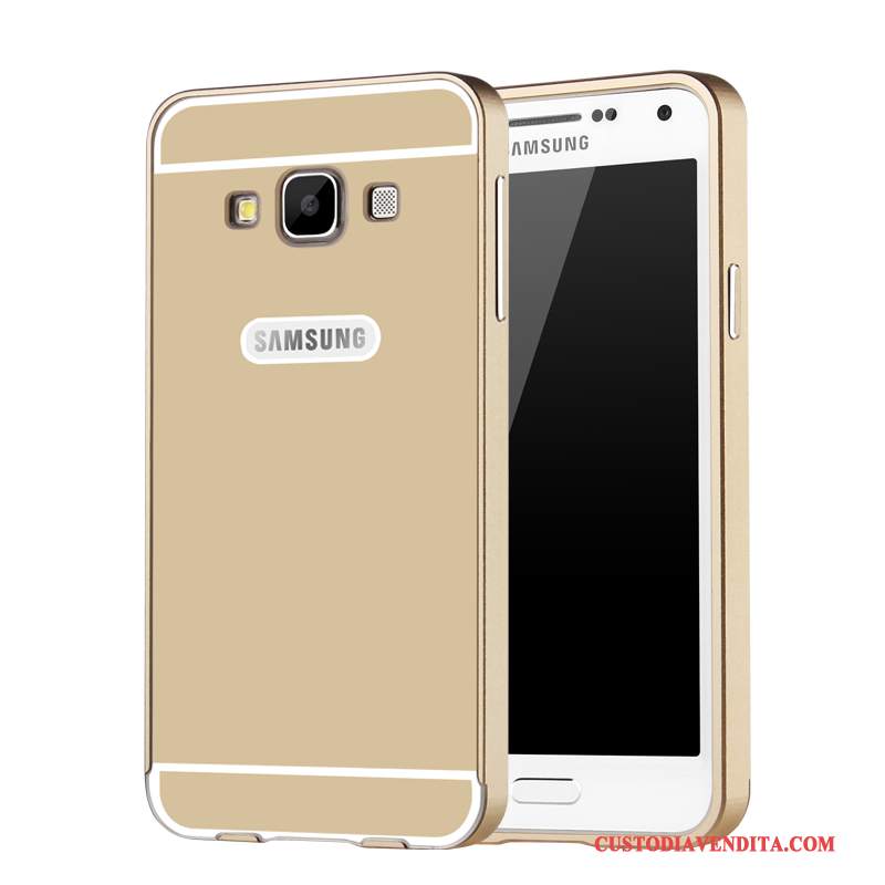 Custodia Samsung Galaxy A3 2015 Protezione Metallotelefono, Cover Samsung Galaxy A3 2015 Blu Telaio