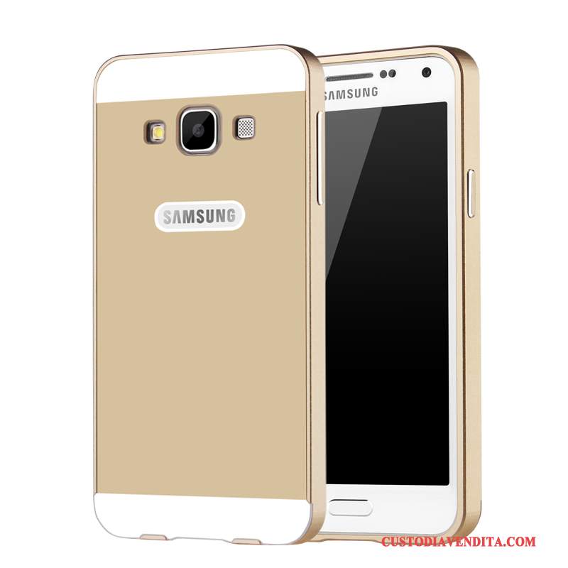 Custodia Samsung Galaxy A3 2015 Protezione Metallotelefono, Cover Samsung Galaxy A3 2015 Blu Telaio