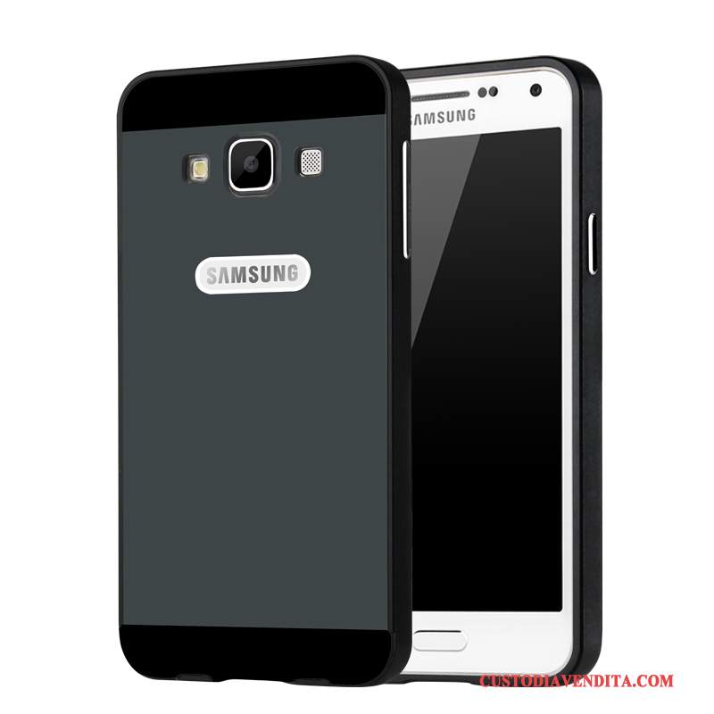 Custodia Samsung Galaxy A3 2015 Protezione Metallotelefono, Cover Samsung Galaxy A3 2015 Blu Telaio