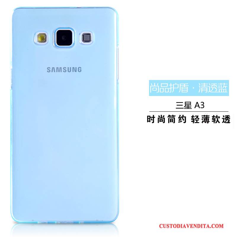 Custodia Samsung Galaxy A3 2015 Protezione Morbido Trasparente, Cover Samsung Galaxy A3 2015 Colore Telefono