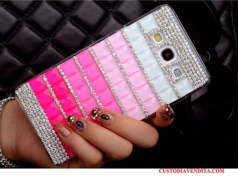 Custodia Samsung Galaxy A3 2015 Strass Difficile Sottili, Cover Samsung Galaxy A3 2015 Colore Coperchio Posterioretelefono