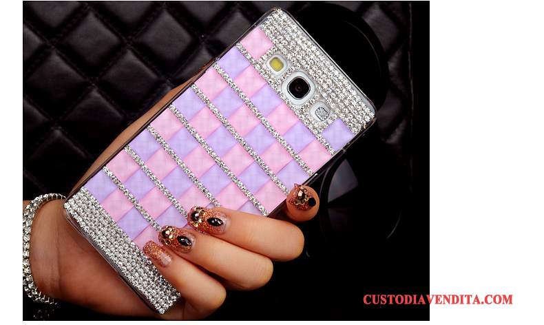 Custodia Samsung Galaxy A3 2015 Strass Difficile Sottili, Cover Samsung Galaxy A3 2015 Colore Coperchio Posterioretelefono