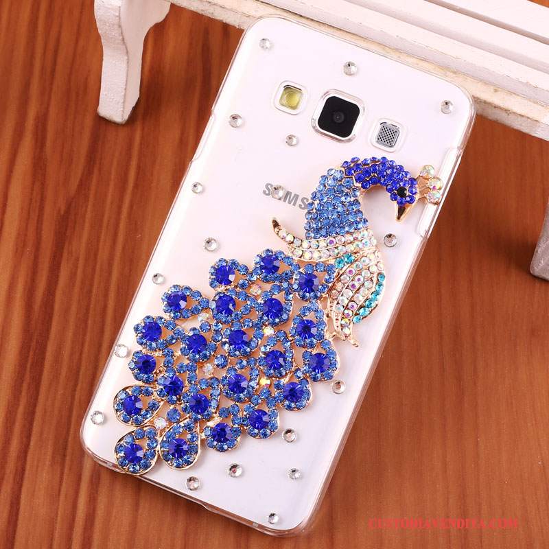 Custodia Samsung Galaxy A3 2015 Strass Oro Difficile, Cover Samsung Galaxy A3 2015 Protezione Telefono Anti-caduta