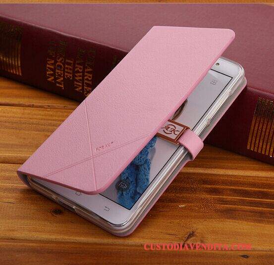 Custodia Samsung Galaxy A3 2016 Pelle Telefono Sottili, Cover Samsung Galaxy A3 2016 Protezione Rosa