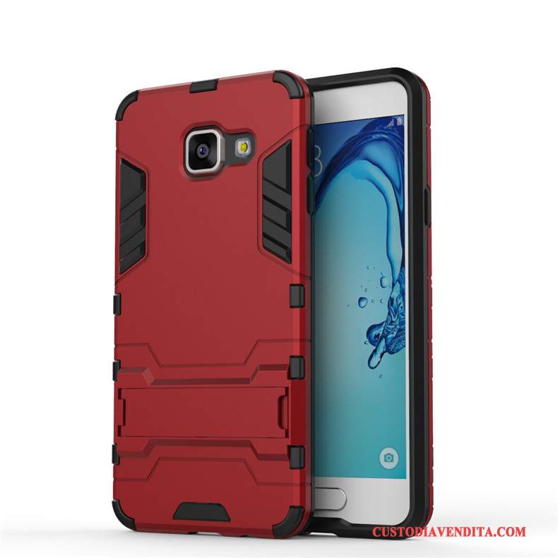 Custodia Samsung Galaxy A3 2016 Protezione Difficile Anti-caduta, Cover Samsung Galaxy A3 2016 Telefono Argento