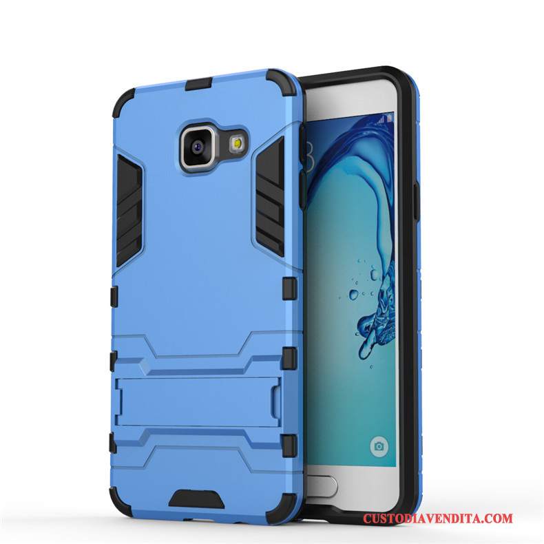 Custodia Samsung Galaxy A3 2016 Protezione Difficile Anti-caduta, Cover Samsung Galaxy A3 2016 Telefono Argento