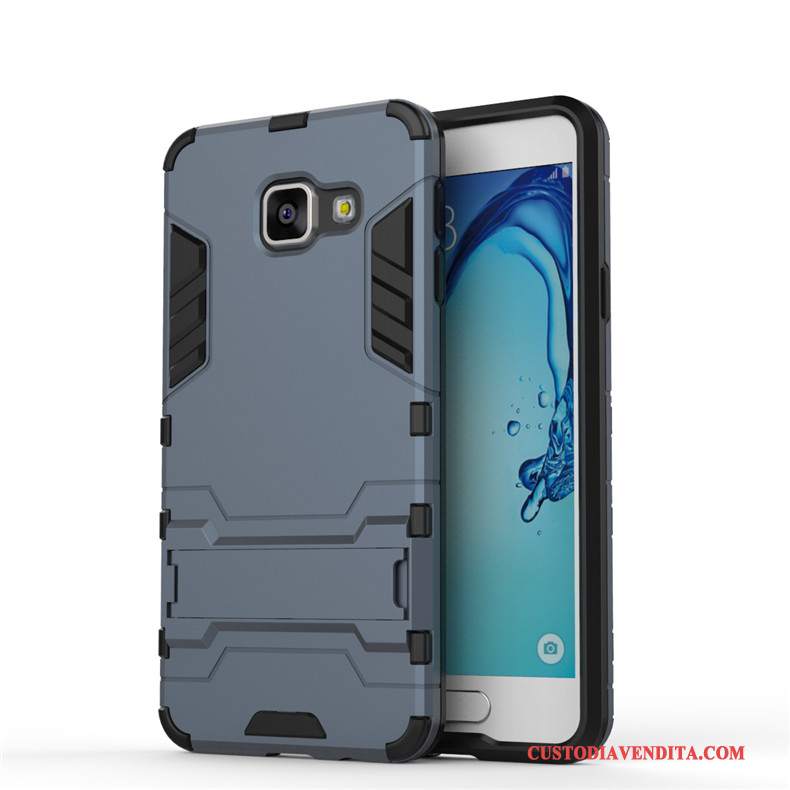 Custodia Samsung Galaxy A3 2016 Protezione Difficile Anti-caduta, Cover Samsung Galaxy A3 2016 Telefono Argento