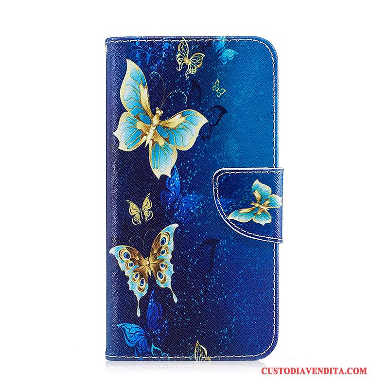 Custodia Samsung Galaxy A3 2017 Colore Blutelefono, Cover Samsung Galaxy A3 2017 Pelle