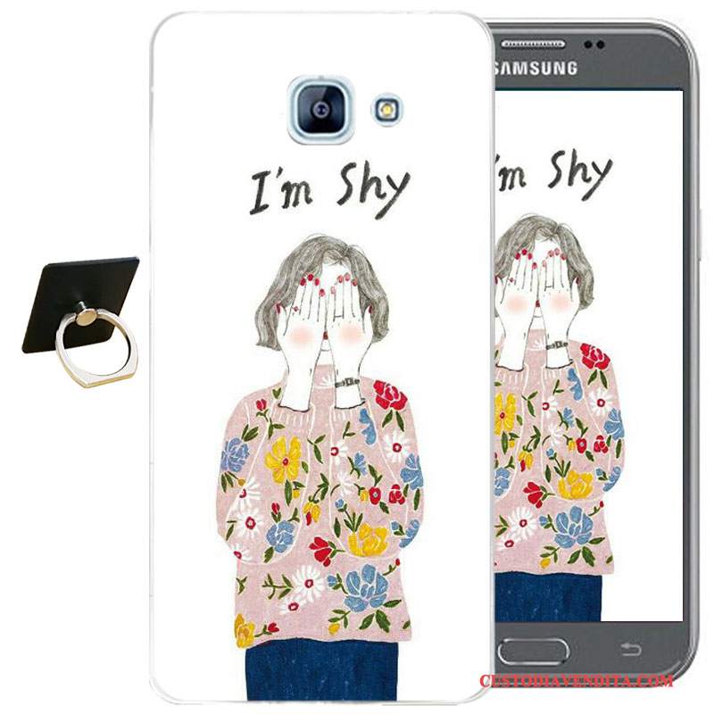 Custodia Samsung Galaxy A3 2017 Goffratura Tutto Incluso Anti-caduta, Cover Samsung Galaxy A3 2017 Cartone Animato Morbido Blu