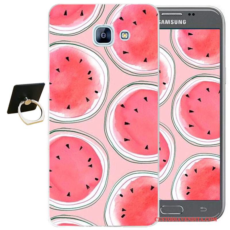 Custodia Samsung Galaxy A3 2017 Goffratura Tutto Incluso Anti-caduta, Cover Samsung Galaxy A3 2017 Cartone Animato Morbido Blu