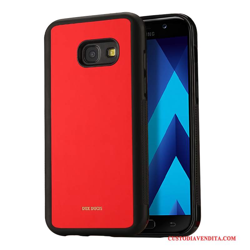 Custodia Samsung Galaxy A3 2017 Pelle Anti-caduta Carta, Cover Samsung Galaxy A3 2017 Protezione Telefono Morbido