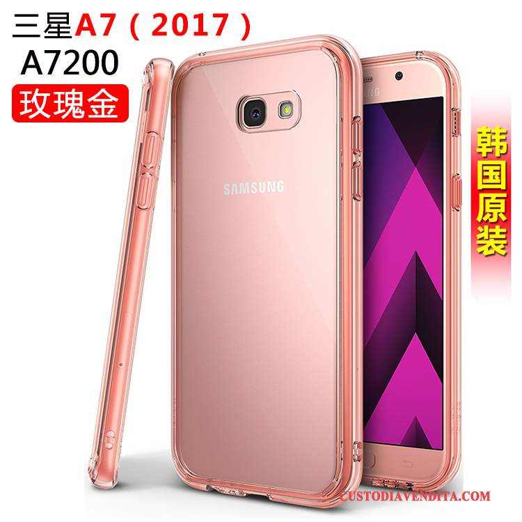 Custodia Samsung Galaxy A3 2017 Silicone Biancotelefono, Cover Samsung Galaxy A3 2017 Protezione Anti-caduta