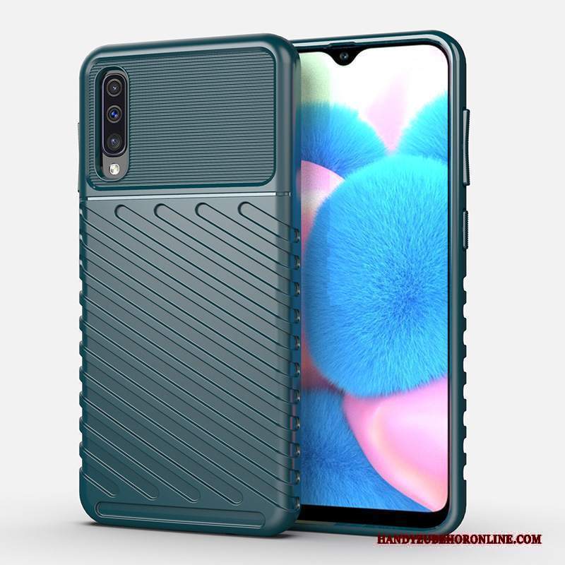 Custodia Samsung Galaxy A30s Blu Anti-caduta, Cover Samsung Galaxy A30s Telefono Per