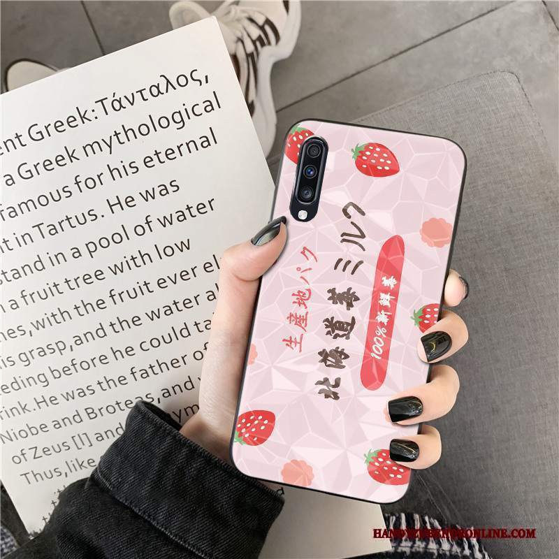 Custodia Samsung Galaxy A30s Cartone Animato Modello Coccodrillo Forma Del Diamante, Cover Samsung Galaxy A30s Silicone Bianco Bello