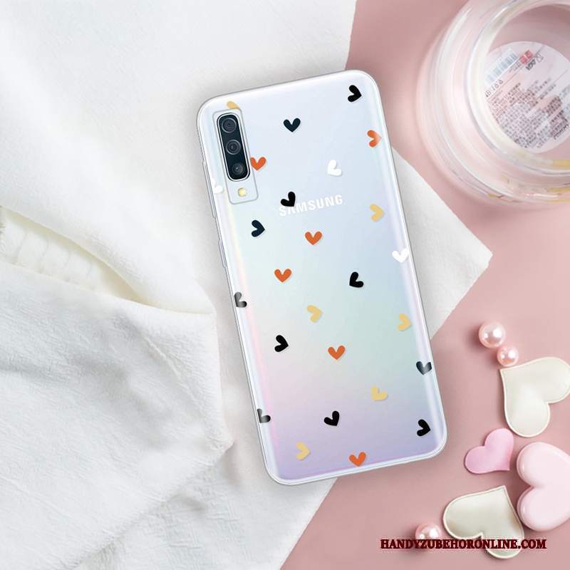 Custodia Samsung Galaxy A30s Cartone Animato Trasparente Anti-caduta, Cover Samsung Galaxy A30s Creativo Tendenza Morbido