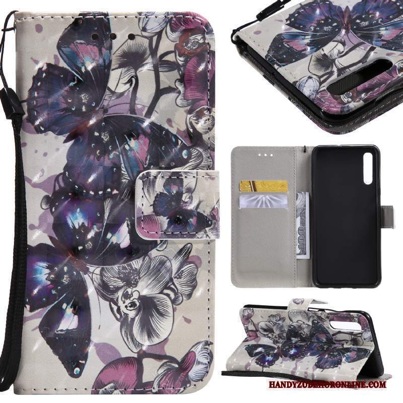 Custodia Samsung Galaxy A30s Pelle Carta Bianco, Cover Samsung Galaxy A30s Colore Telefono