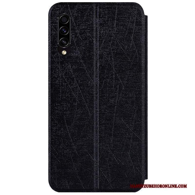 Custodia Samsung Galaxy A30s Pelle Supporto Anti-caduta, Cover Samsung Galaxy A30s Protezione Argentotelefono