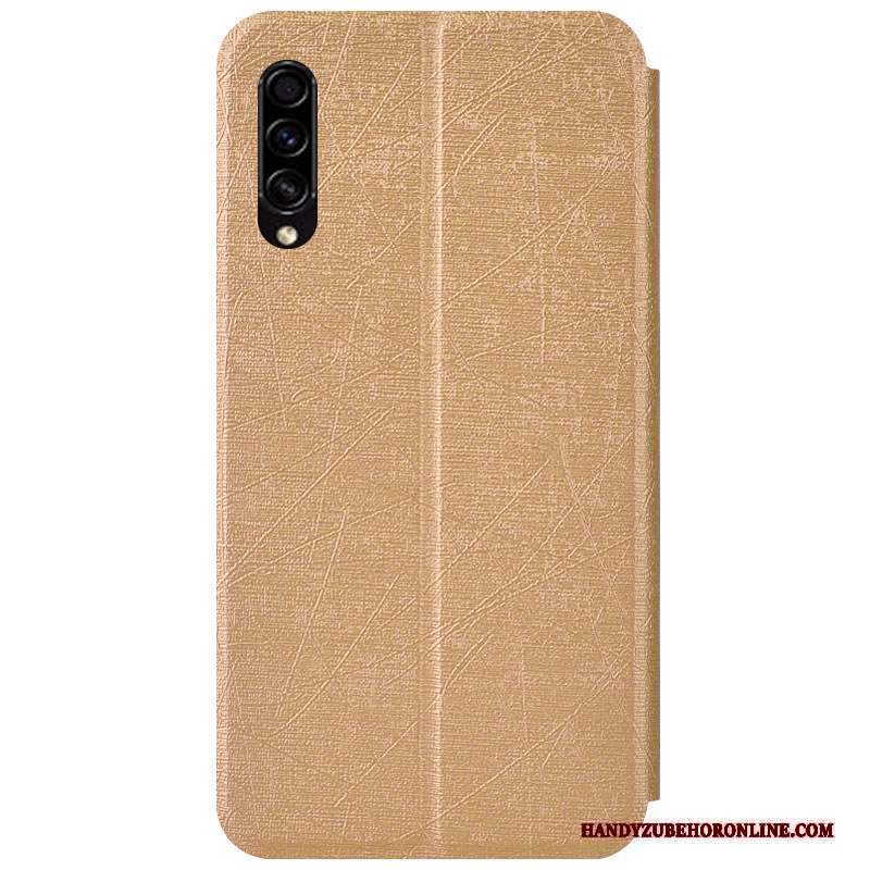 Custodia Samsung Galaxy A30s Pelle Supporto Anti-caduta, Cover Samsung Galaxy A30s Protezione Argentotelefono