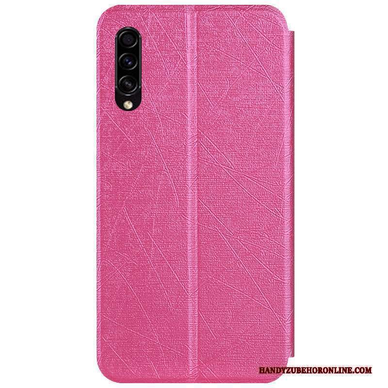 Custodia Samsung Galaxy A30s Pelle Supporto Anti-caduta, Cover Samsung Galaxy A30s Protezione Argentotelefono