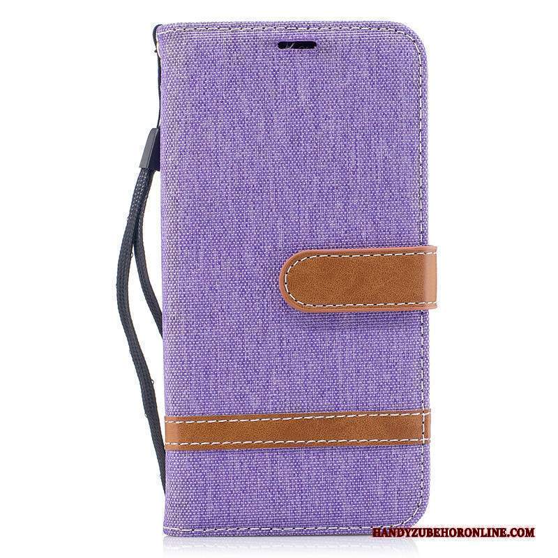 Custodia Samsung Galaxy A30s Portafoglio Carta Tendenza, Cover Samsung Galaxy A30s Folio Denimtelefono