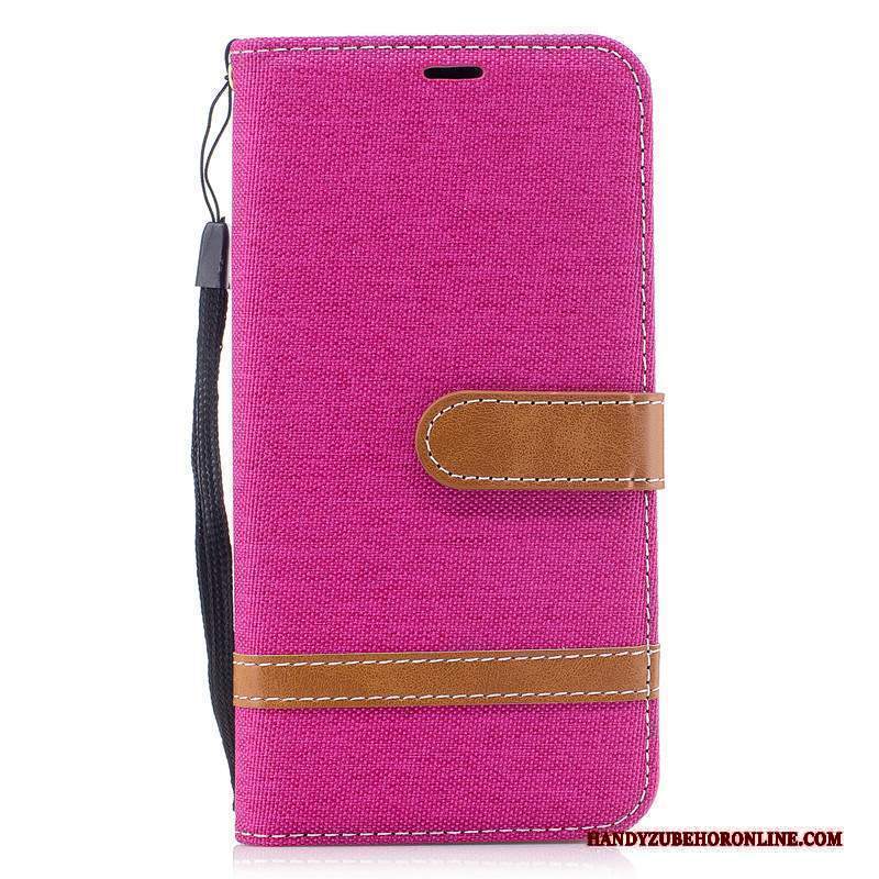 Custodia Samsung Galaxy A30s Portafoglio Carta Tendenza, Cover Samsung Galaxy A30s Folio Denimtelefono