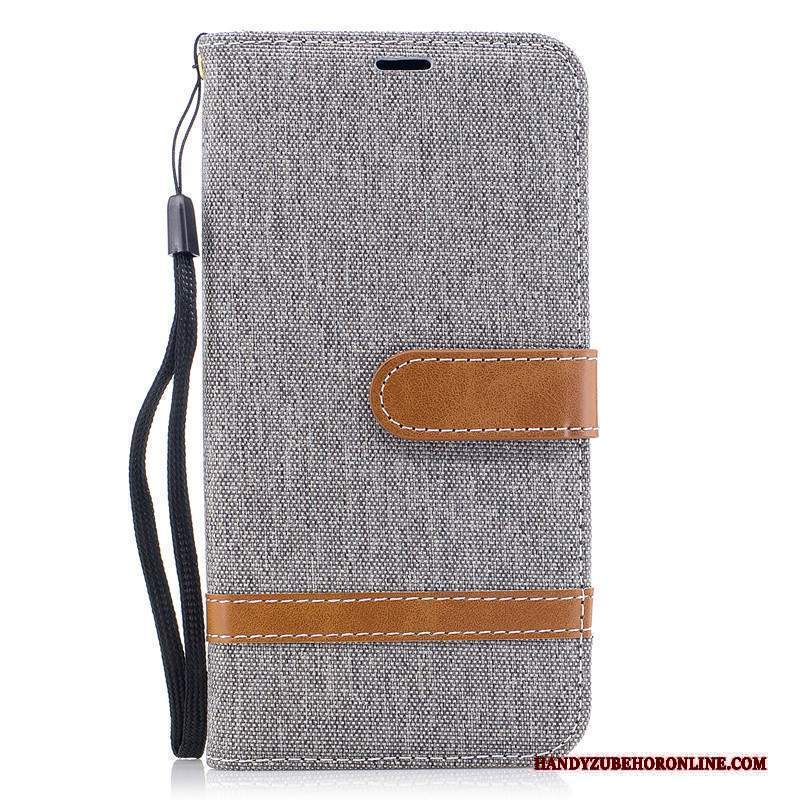 Custodia Samsung Galaxy A30s Portafoglio Carta Tendenza, Cover Samsung Galaxy A30s Folio Denimtelefono