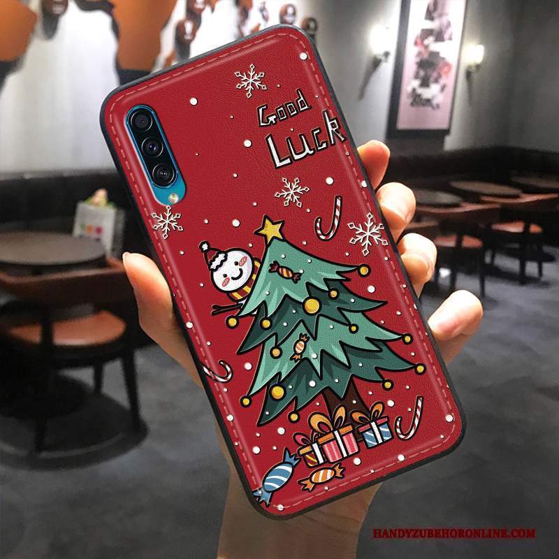 Custodia Samsung Galaxy A30s Protezione Bello Originale, Cover Samsung Galaxy A30s Cartone Animato Natale Morbido