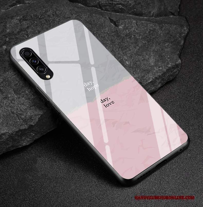 Custodia Samsung Galaxy A30s Protezione Vetro Specchio, Cover Samsung Galaxy A30s Creativo Marchio Di Tendenza Morbido