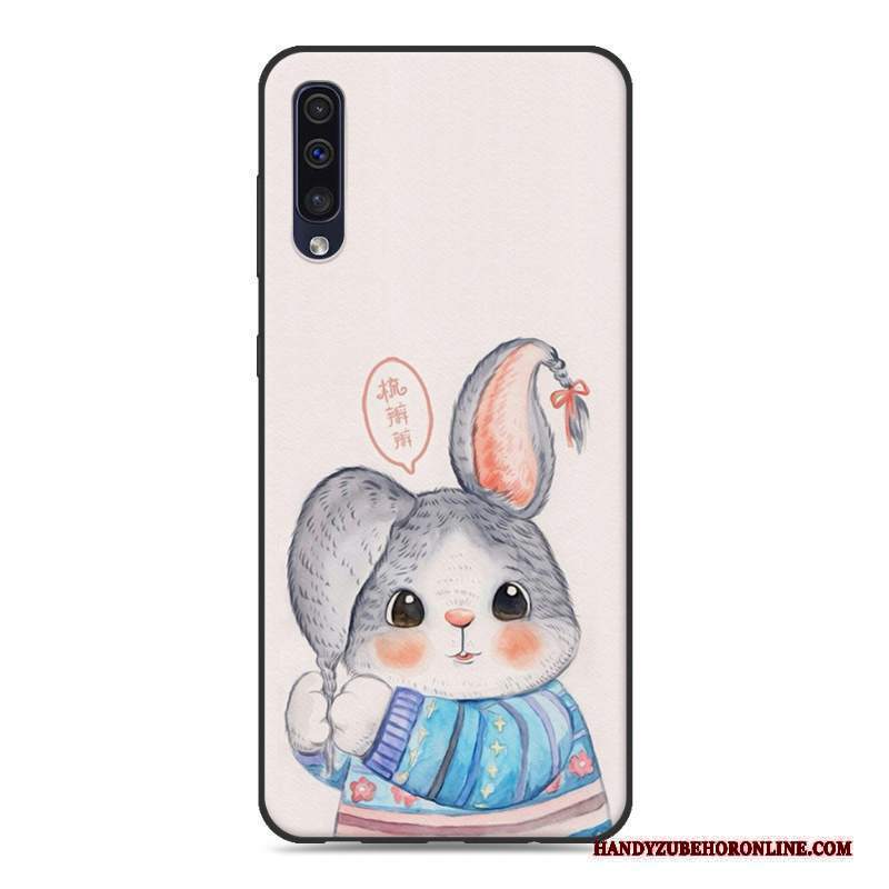 Custodia Samsung Galaxy A30s Silicone Di Personalità Bello, Cover Samsung Galaxy A30s Cartone Animato Bianco Morbido