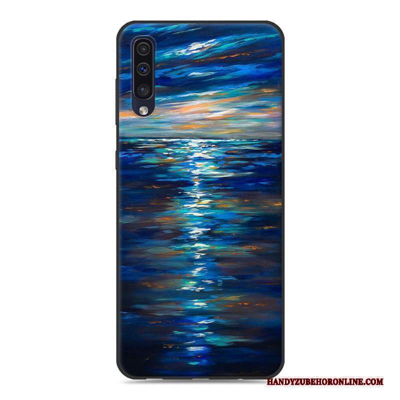 Custodia Samsung Galaxy A30s Silicone Di Personalità Bello, Cover Samsung Galaxy A30s Cartone Animato Bianco Morbido