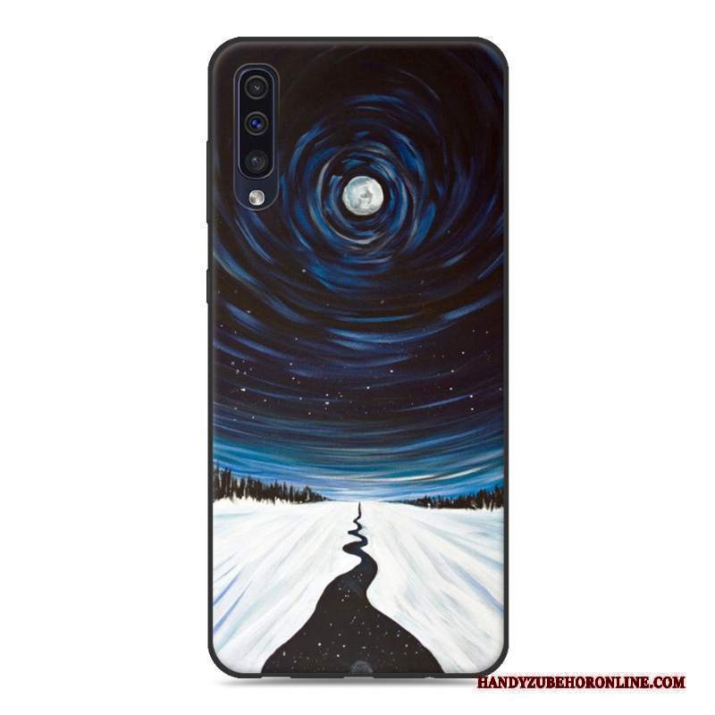 Custodia Samsung Galaxy A30s Silicone Di Personalità Bello, Cover Samsung Galaxy A30s Cartone Animato Bianco Morbido