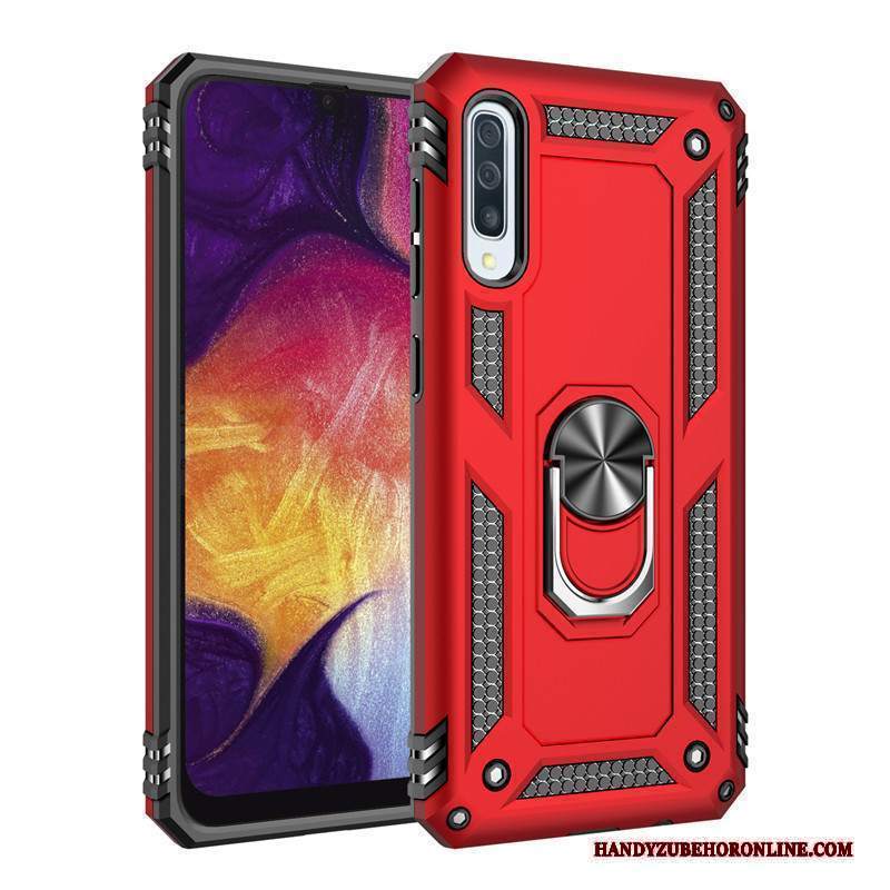 Custodia Samsung Galaxy A30s Silicone Ringtelefono, Cover Samsung Galaxy A30s Protezione Magnetico Tutto Incluso